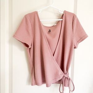 Pink Wrap Top